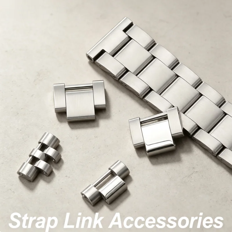 Edelstahl-Uhrenarmband-Reparaturwerkzeug für Seiko, Rlx, Oyster, Jubilee, GMT Metall-Armband-Zubehör 16mm