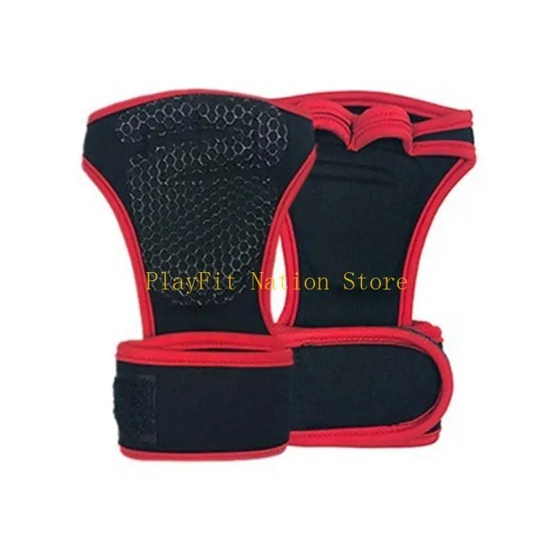 242F قفازات اللياقة البدنية لحماية راحة اليد مع دعم لف المعصم للتمرين من أجل Cro #5