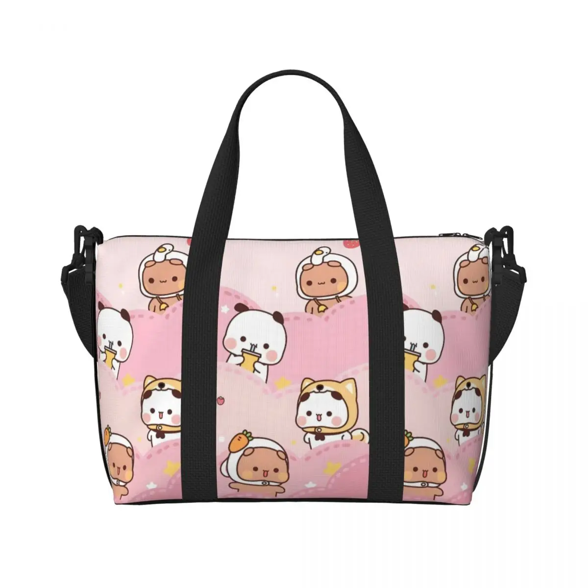 

Custom Bubu Dudu Tote Bag Women Big Capacity Kawaii Beach Gym Travel Bags