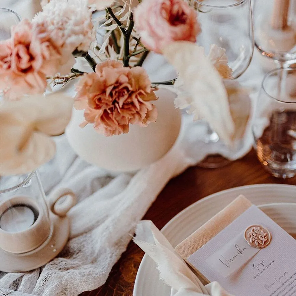 Semi-Sheer Gauze Table Runner Multipurpose Retro Table Cloth Vintage Cheese Cloth Table Setting