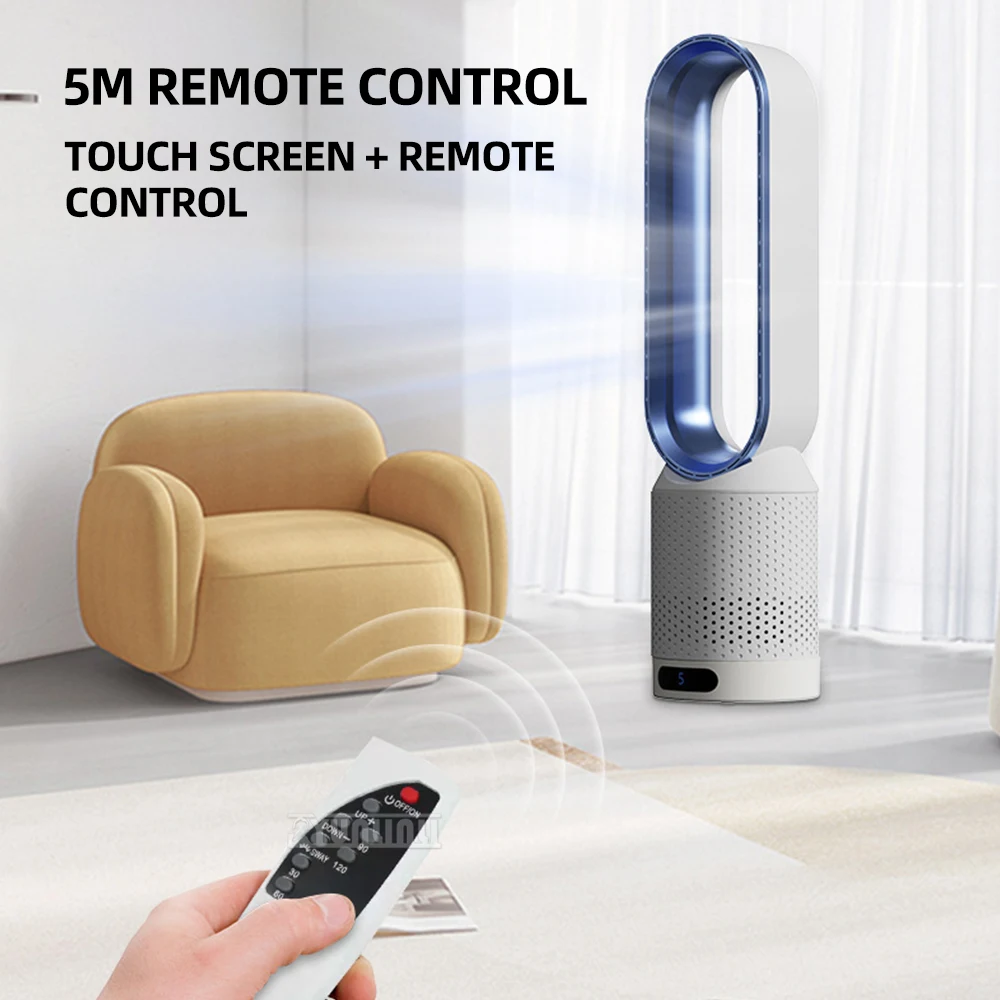 20 Polegada suporte piso dropship ventilador de circulação de ar doméstico com ventilador elétrico bladeless frio e calor