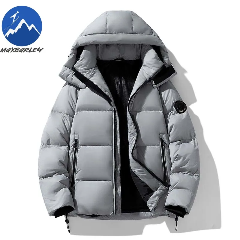 Winter Down Jacket 2025 Men Premium White Duck Down Cold Protection Parka Fashion Outdoor Ski Soft Thick Warm Puffer Jacket