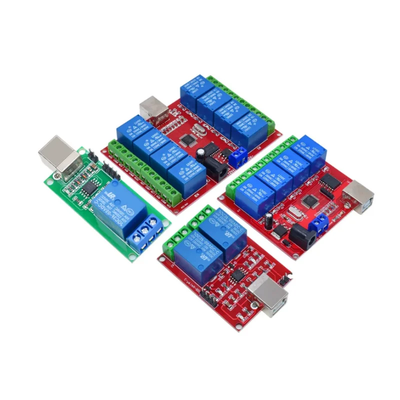 Programmable Relay Control Switch for Computer, Smart Home, PC Intelligent Controller, 1 Channel, 2 Channel, 4 Channel, 8 Channe