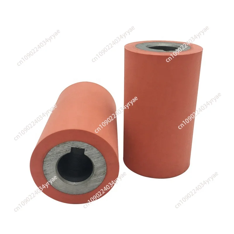 40 * 16 * 68Mm Woodworking Machinery Spare Parts Feeding Wheel Woodworking Manual Edge Banding Machine Rubber Roller