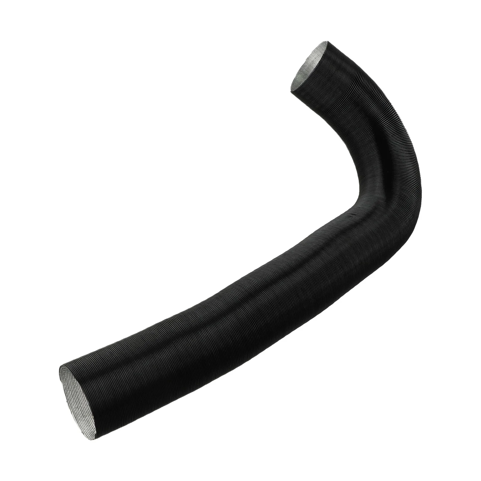 60 Mm Flexible Aluminium Heating Duct Hose For Diesel Air Heater Intake Expandable Ventilation Pipe Black