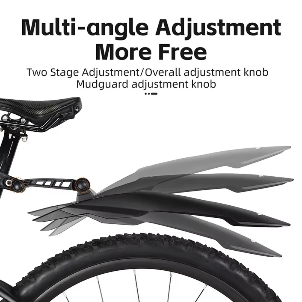 

2Pcs Durable WEST BIKING Bike Fenders Adjustable Quick Release Bicycle Fenders Bike Mudguard for 26/27.5/ 29 inch Bike