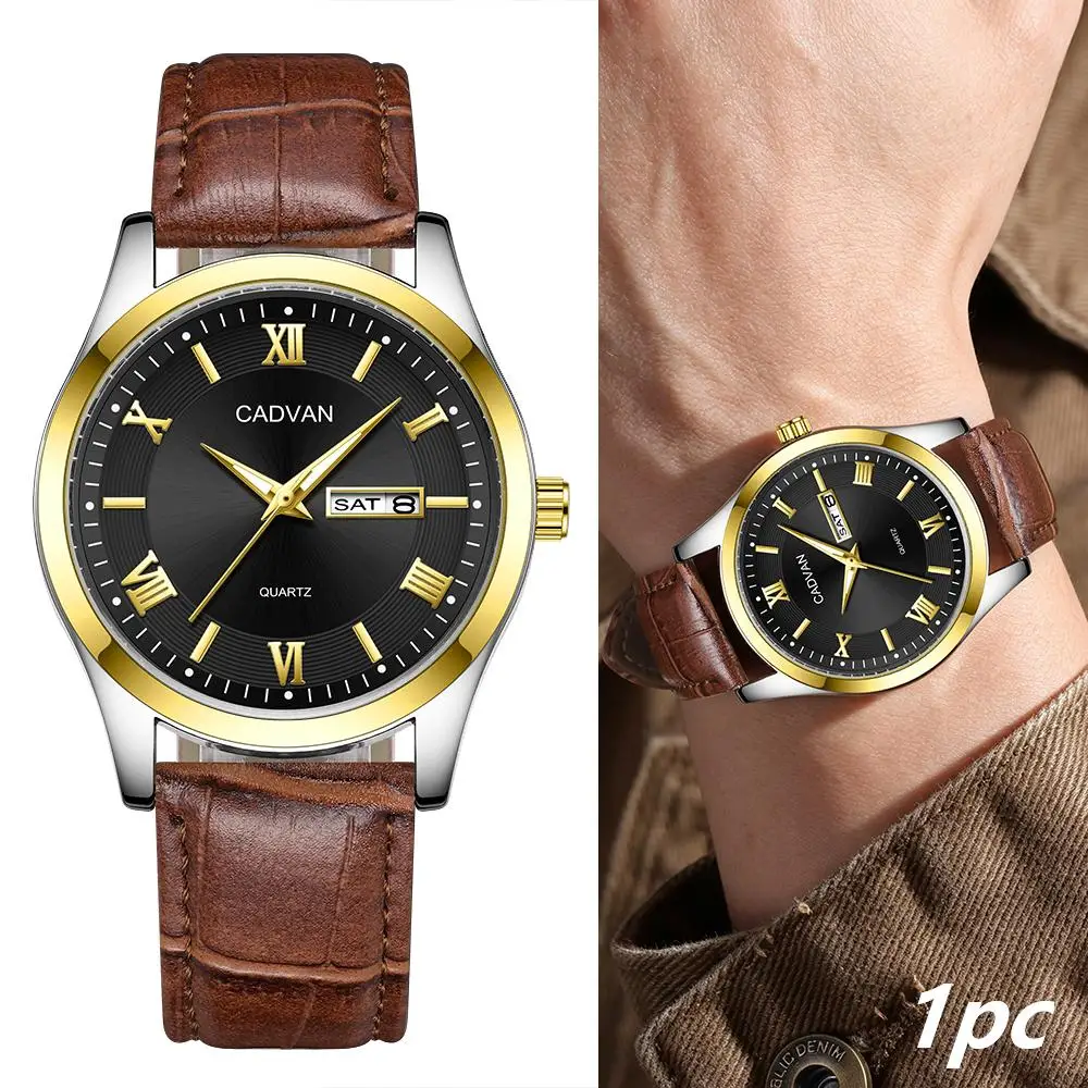 1pc Fashionable Niche Design Men's Quartz Watch Paired with A Simple Gift Box Suitable for Giving To Friends