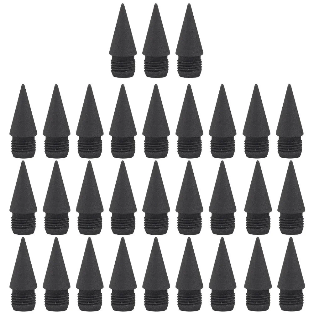 

50 Pcs Replacement Pencil Tip Sufficient Quantity Tips Graphite Refills Stationery School Suitable Size