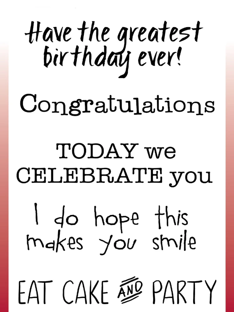 2023 nowych sentymentów z okazji urodzin wyczyściły Scrapbooking znaczków dla papier typu kraft kartka z życzeniami wykonujących bez metalu matryce