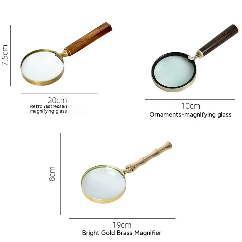 Magnifying Glass for Kids Seniors Handheld Magnifier Magnifying Lens Loupe for Reading Science Nature Exploration Lupa