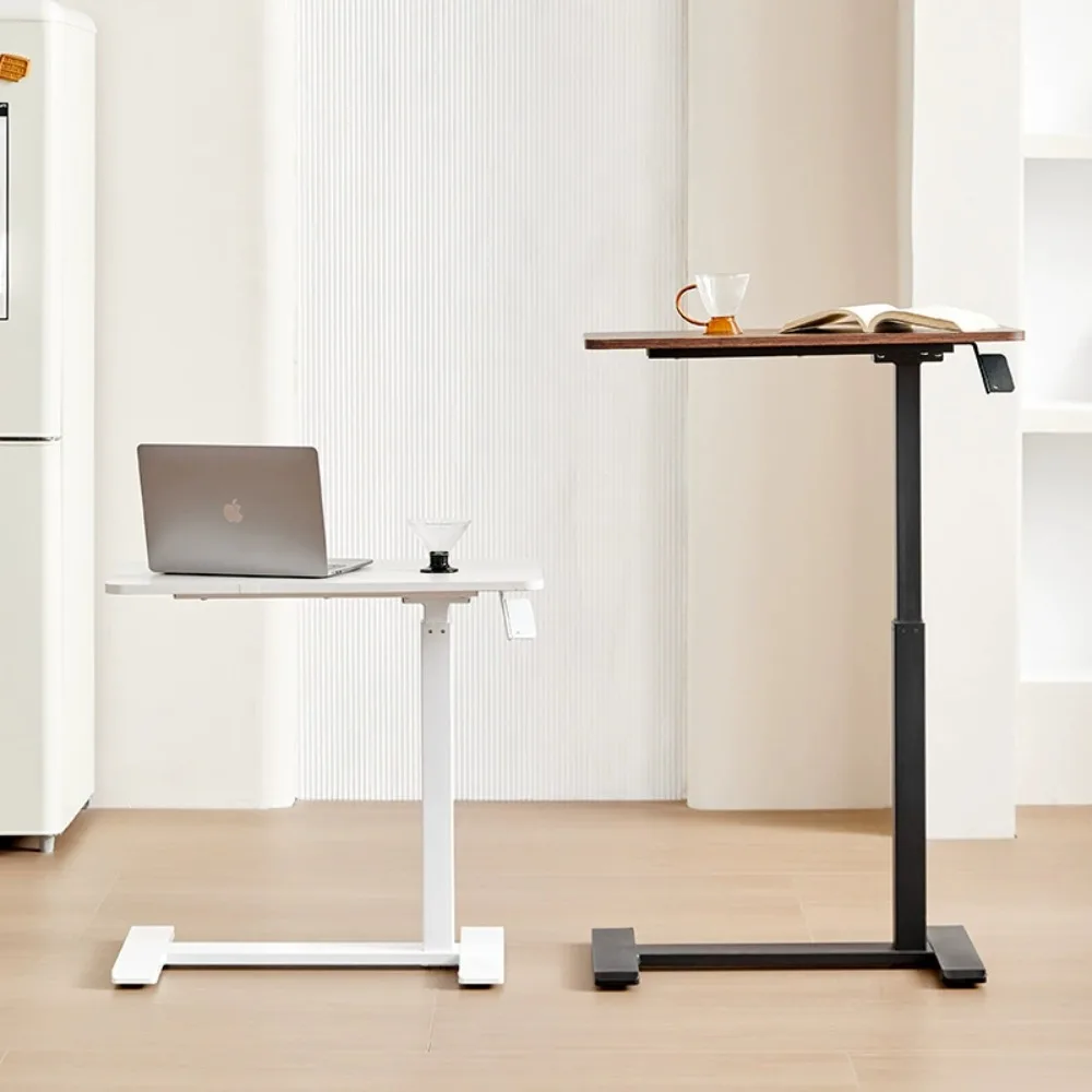 Mobile Bedside Table Household Office Desk Bedroom Folding Tables Student Dormitory Elevating Computer Desk Movable Workbench image 3