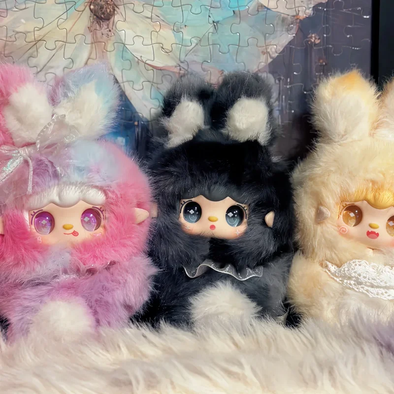 

В наличии, натуральная серия Yooki Hopping Bunny, слепая коробка, виниловое лицо, зыбучие пески, глаз, кавайное украшение, аниме-фигурка, Рождественский подарок, игрушка