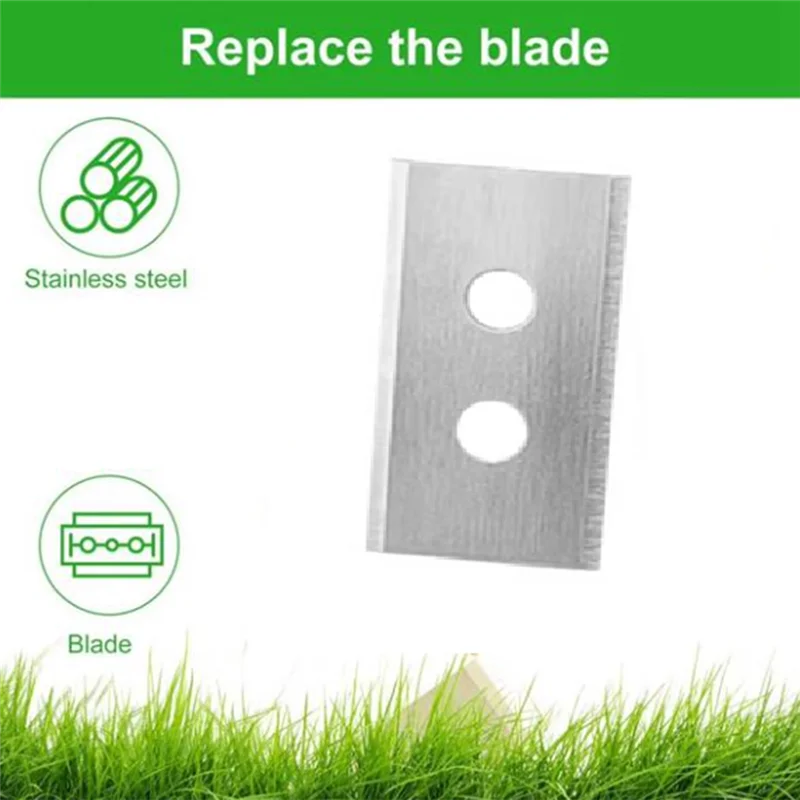 ABNO-24 Pcs Replacement Robotic Lawnmower Blades With Plastic Washers For Mammotion Luba& Yuka All Series