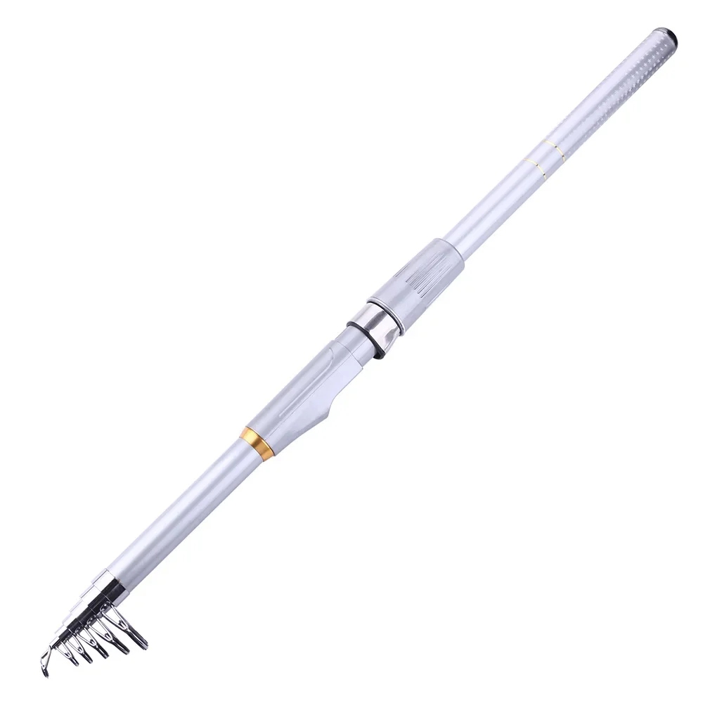 

hengjia 2.1m 2.4m 2.7m 3m 3.6m Fishing Pole spinner Rod Telescopic Fiberglass FRP Rod Ultra Light Rod