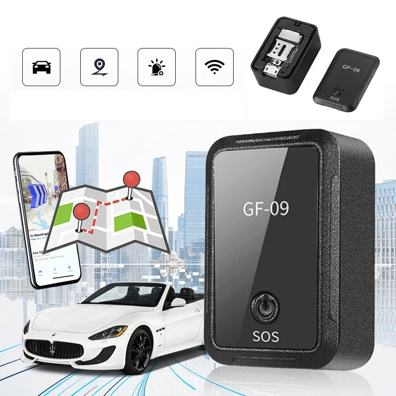 Gps Tracker Car Tracking Device Voiture Real Time Position Auto GF-09 Locator Anti-lost Cosas Para El Coche بي اس تتبع السيارة