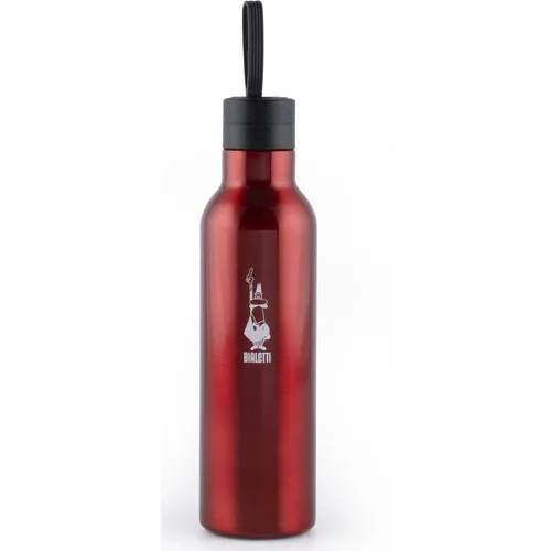 Bialetti Double Wall 12 Hours Hot 24 Hours Cold Red Stainless Steel Thermos 500 ml DCXIN00003