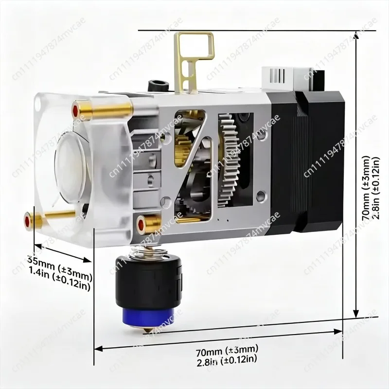 H2 V2S Lite  3D Printing Short-Range Extruder Hot End DIY Accessories E3D Quick Release Nozzles