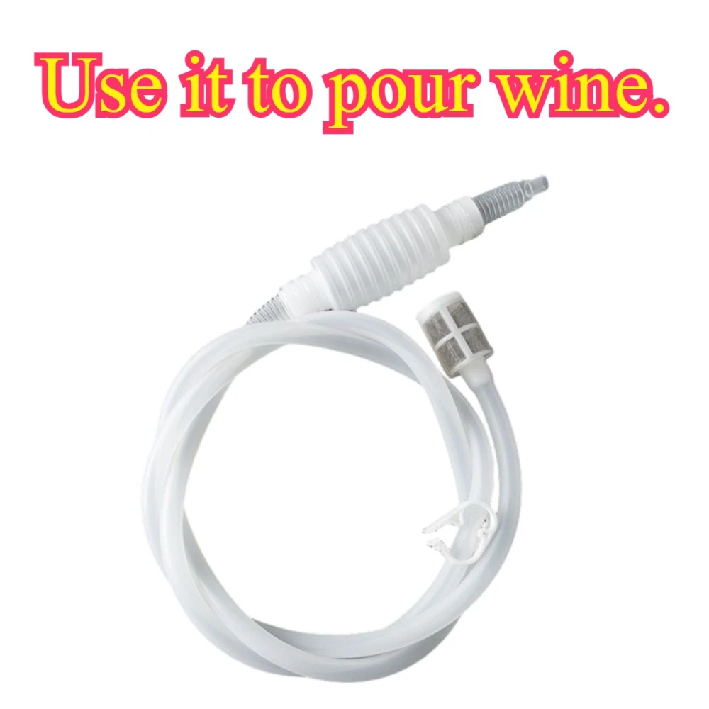 1set 1.6m Wine Siphon Set Wine Filter Self-Priming Siphon Tube Wine Jug Siphon Home Brewing Equipment