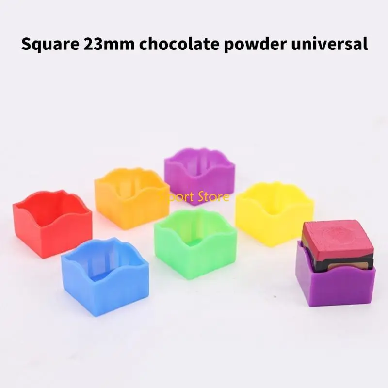 U2JB 2 قطعة حامل طباشير حمام السباحة كم حامل طباشير البلياردو حاوية حامل الطباشير