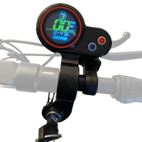 Kickscooter Parts LCD Display For Hitway H5 Electric Scooter Display With Locking Instrument Dashboard Accessories
