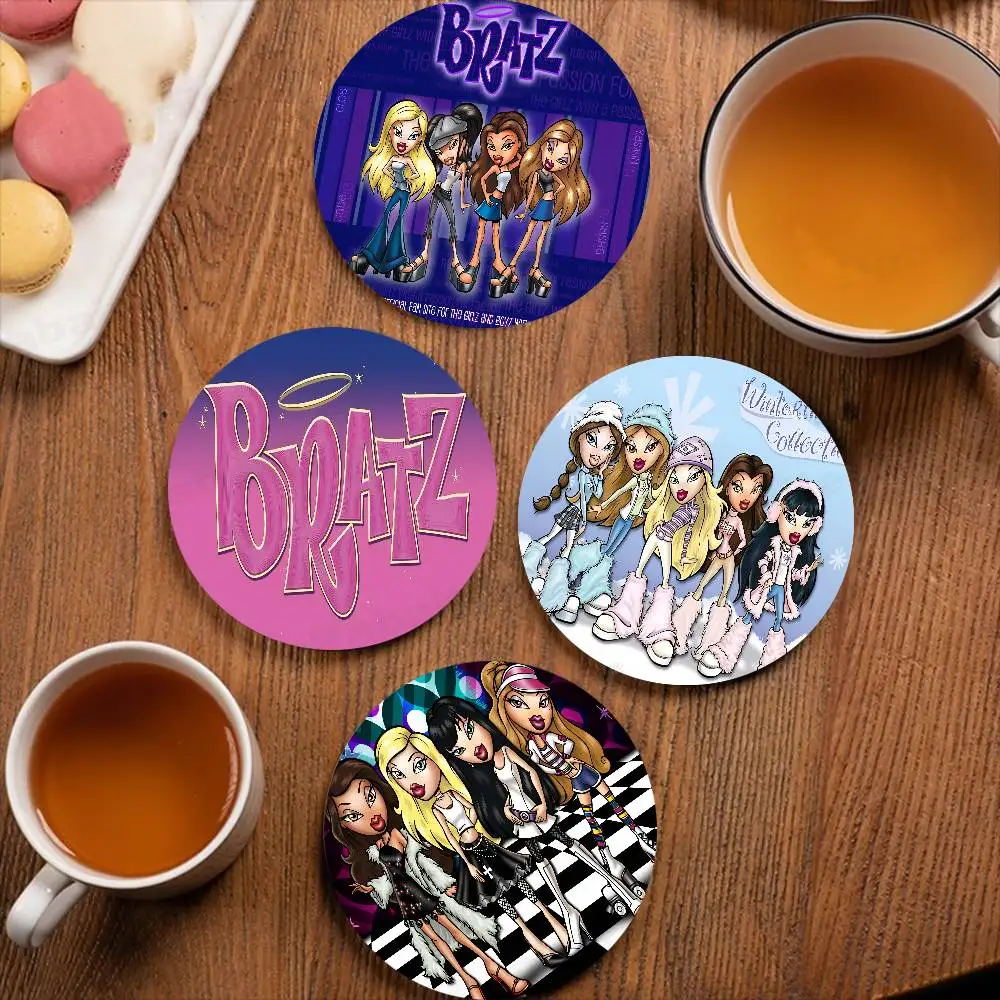 Posavasos con Diseño de B-Bratzs, 1 Pieza, Aislante de Calor para Tazas de Té, Antideslizante, para Mesa, Tazón, Plato