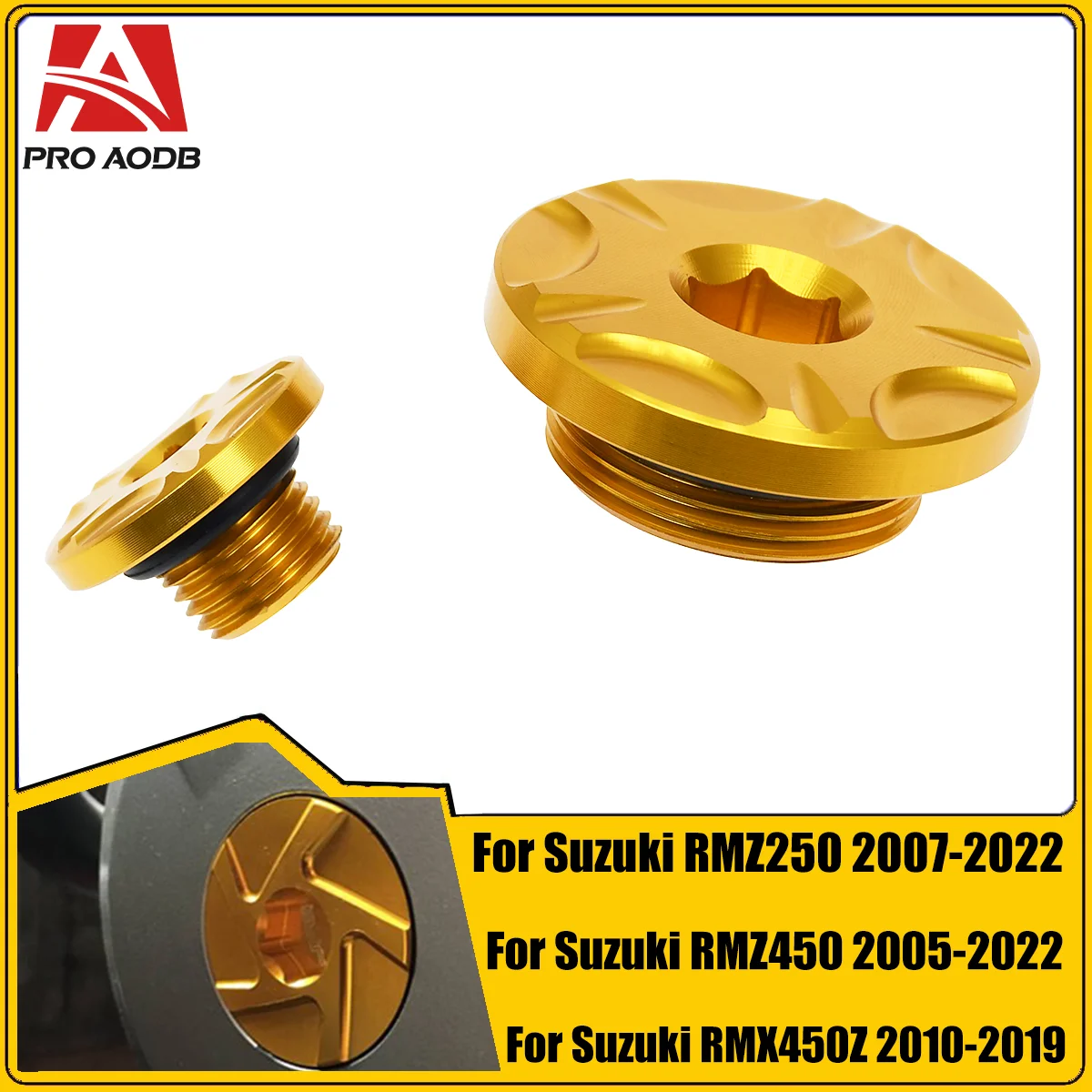 

Aluminium CNC Motorcycle Ignition Cover Plug For Suzuki RMZ250 RM-Z250 RM-Z450 RMZ450 RMX450Z RM 250 450 RMX-450Z 2005-2021 2022