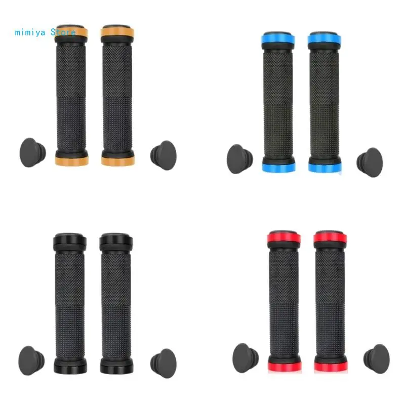 pipi Nonslip Bilateral Locks Cycling Handle Grips Mountain Bike Handlebar Sleeve