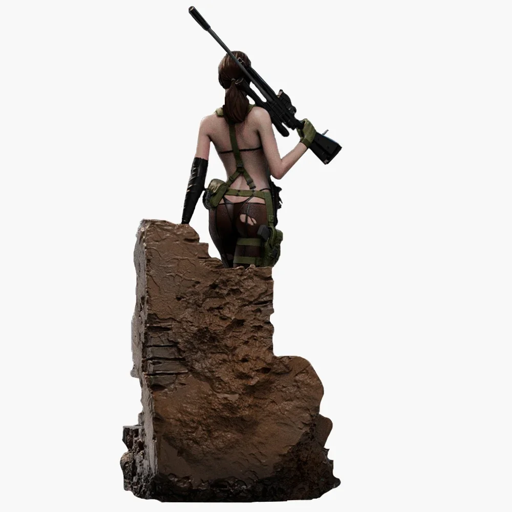 Kit de modelo de resina de plástico en miniatura, juguete silencioso, sin pintar, 1:24, A117
