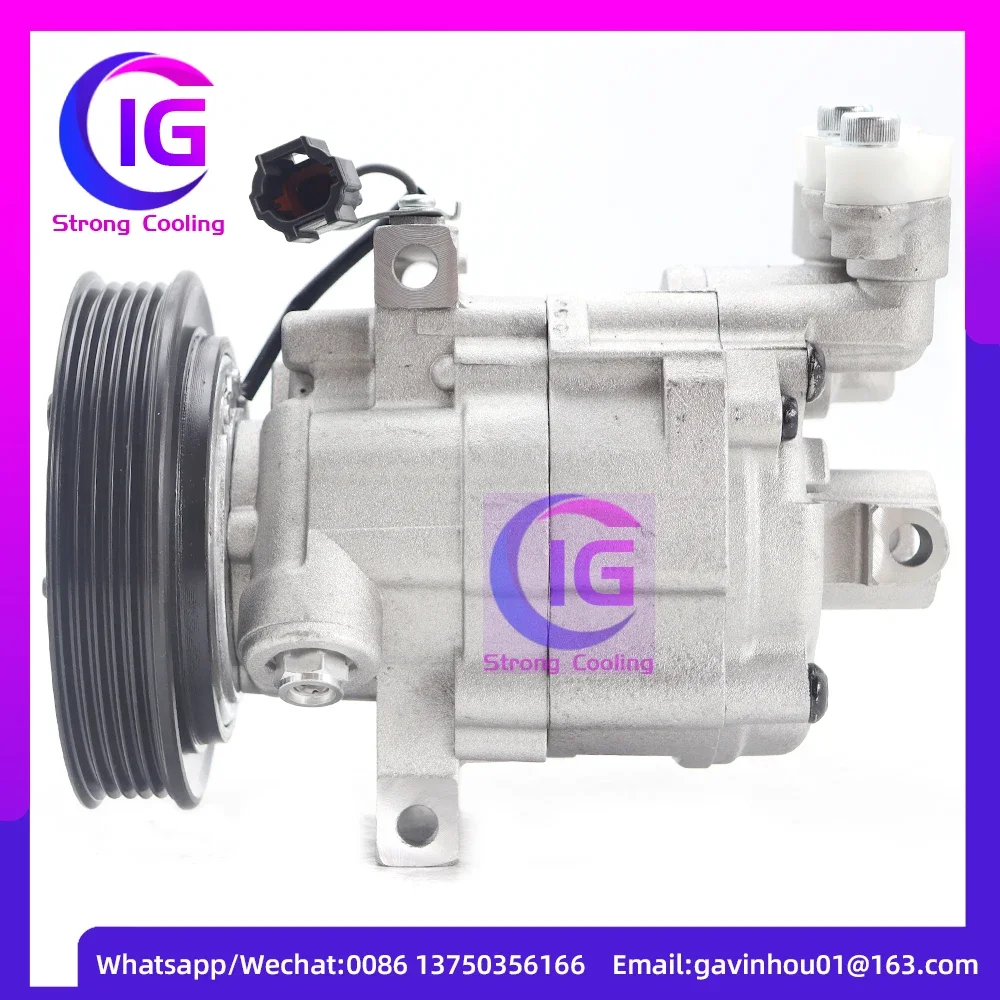 5PK 12V DKV08 AC Compressor For Nissan Micra K12 1.2 1.4 1.6 2003- 92600AX800 92600AX30B 92600AX80A 92600AX80B 92600AX84B