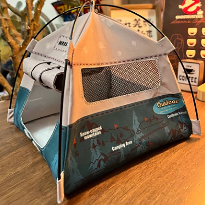 

1:12 Scale Soldier Camping Small Tent Model Movable Dolls Decorative Miniature Scene Accessories Photography Props Toy Gift