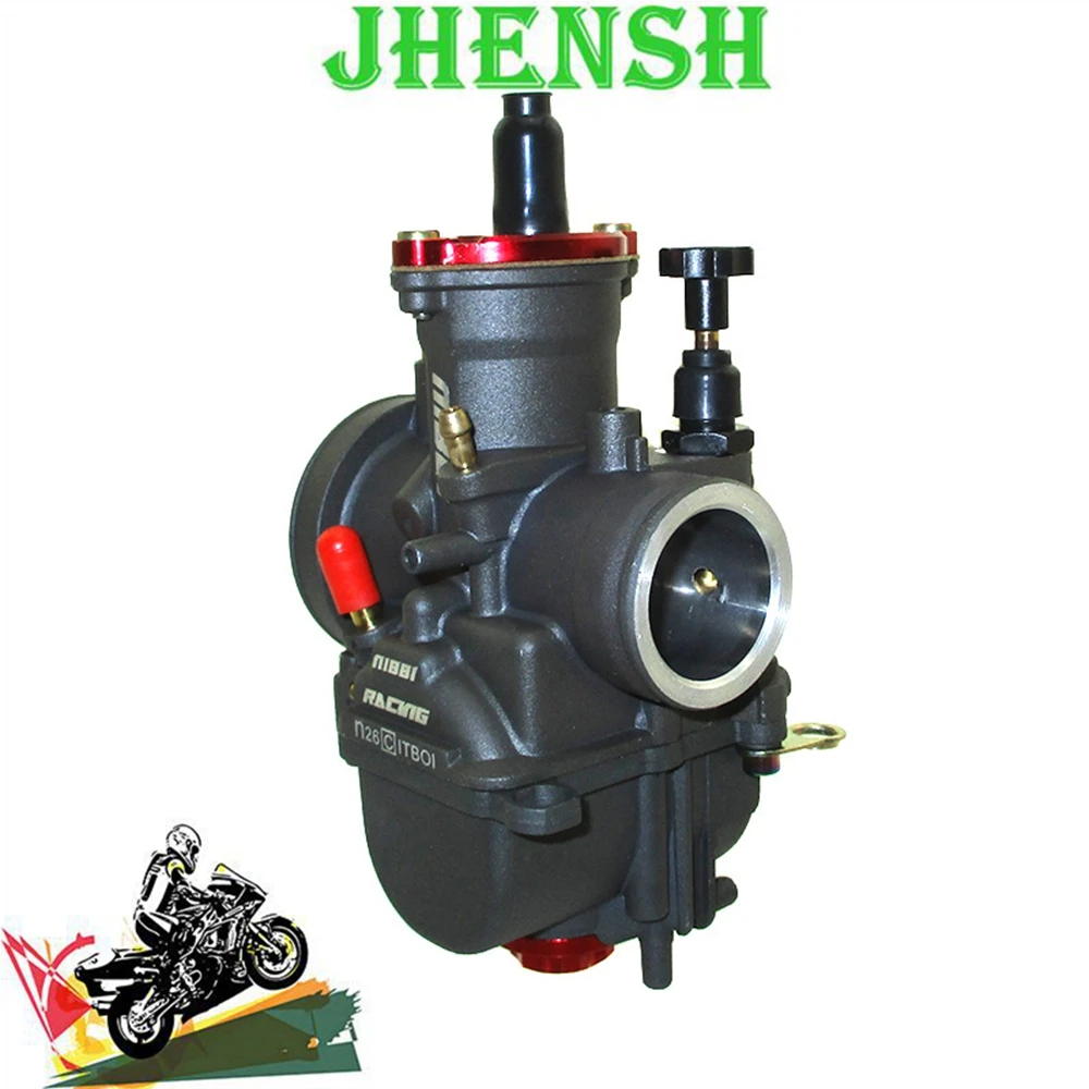 JHENSH NIBBI Racing Performance Carburetor 26MM PWK26 Carb For Dirt Bike ATV Quad Go Kart