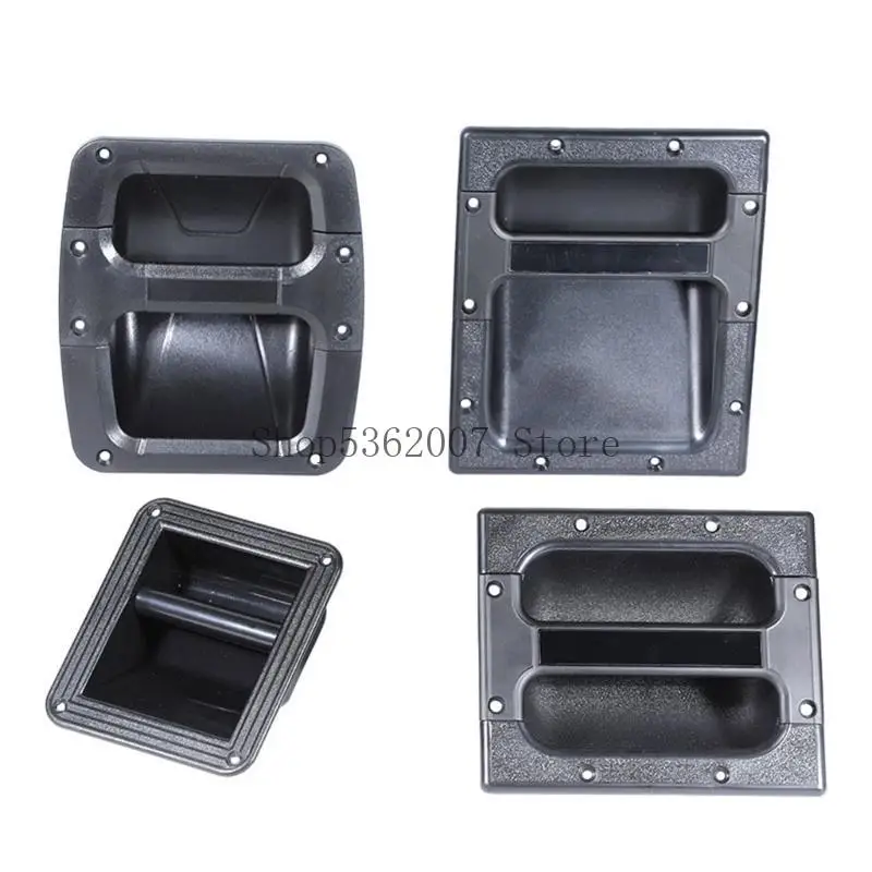 대형 스피커 용 강화 ABS 캐비닛 핸들 음악가를위한 사운드 장비 운반 솔루션 40JB