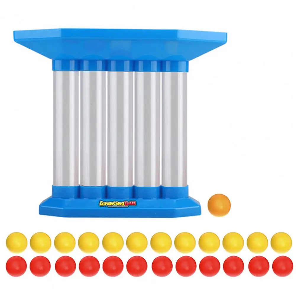 Family Bouncing Ball Game Multi-player Bouncing Ball Board Game for Kids Adults Colorful Four-line Desktop Game for Family