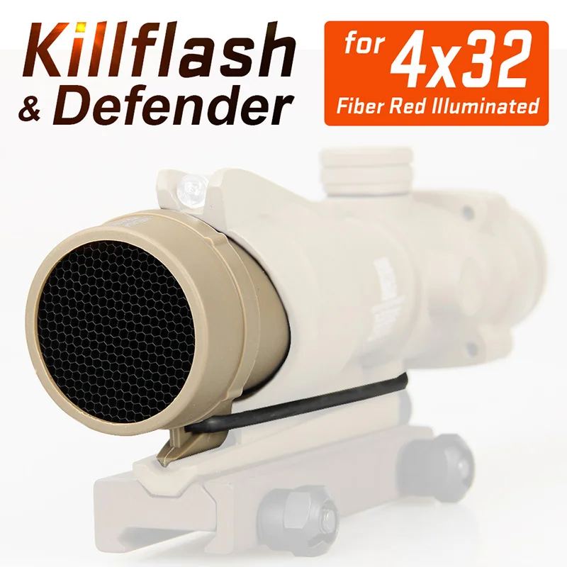 CANIS SPORT INC Scope Round Meshy Cover Kill Flash Anti-Reflection Device for 4 X 32 Scope