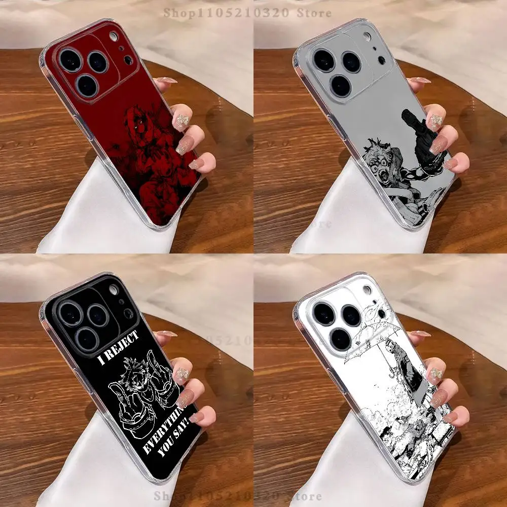 

G-Gachiakuta Phone Case For iPhone 17,16,15,14,13,12,11 Pro,Max,Plus,XR,Mini,E Clear Full-coverage Soft Cover