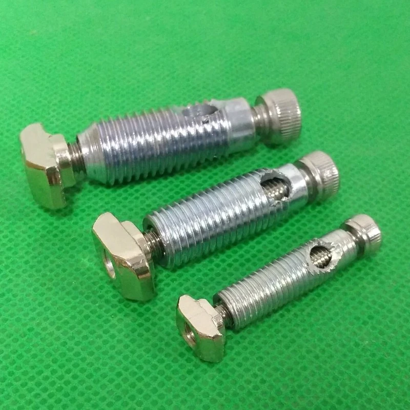 5PCS European standard aluminum profile accessories, threaded sleeve 2020/3030/4040 built-in threaded connector