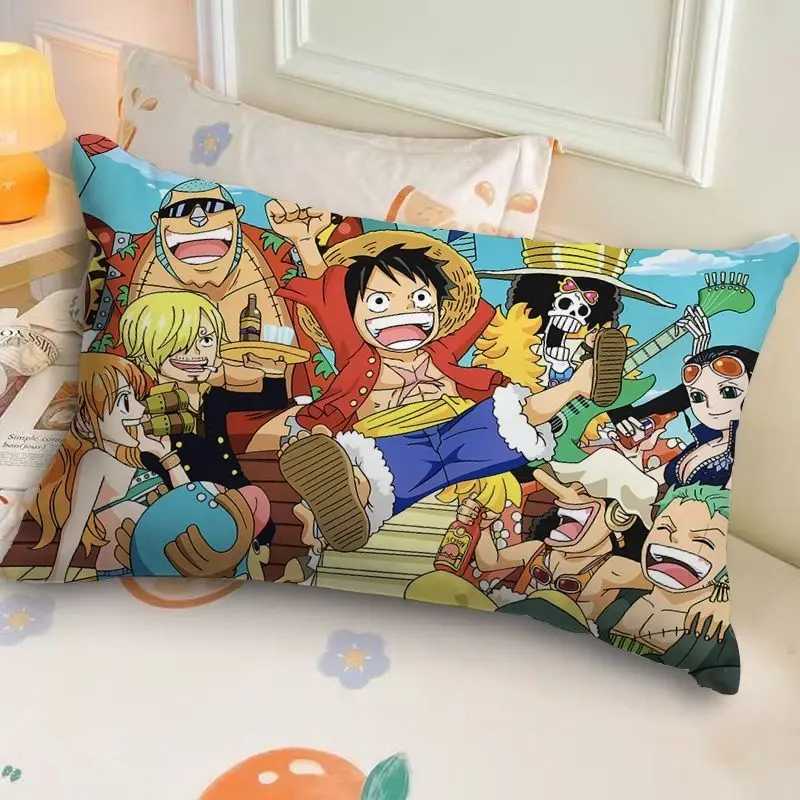 One Piece Monkey D. Roronoa Zoro Cartoon-Kissenbezug, niedlicher, bequemer und weicher, abnehmbarer Kissenbezug für Zuhause und Wohnheim – Detail 6