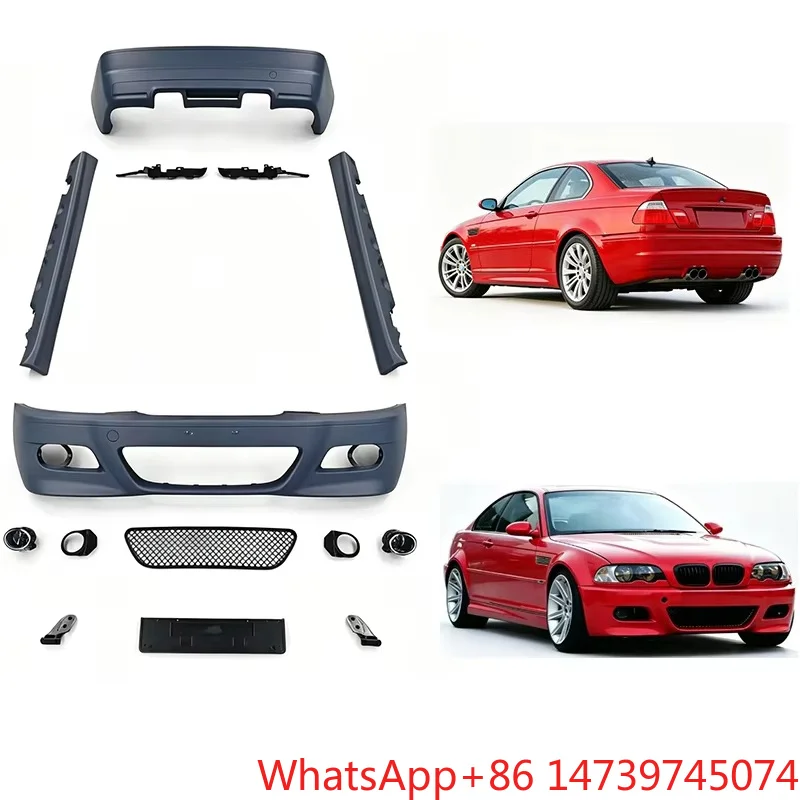 1998-2005 3 Series E46 M3 Style Facelift Body Kit Full Exterior Surround Mod PartsOld To New Facelift Body Kit
