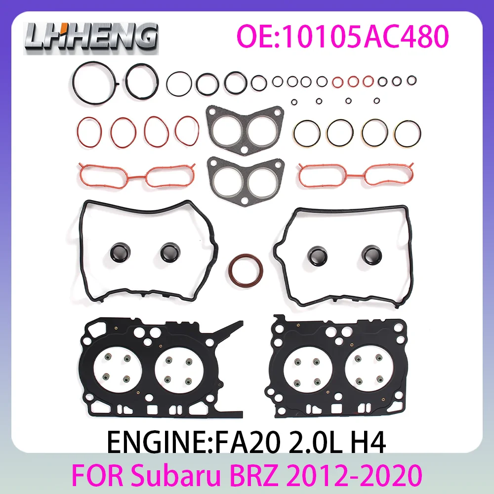 Full Gasket Set Engine Overhaul Kit For Subaru BRZ GT86 FA20 2.0L 2.0 L T H4 Naturally Aspirated Petrol 2012-2020 10105AC480