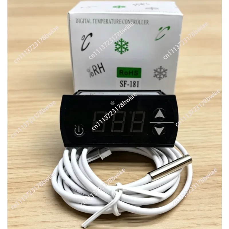 SF-181 Electronic Digital Thermostat Temperature Controller With NTC Sensor For Cold Storage Chiller Refrigerator Constant