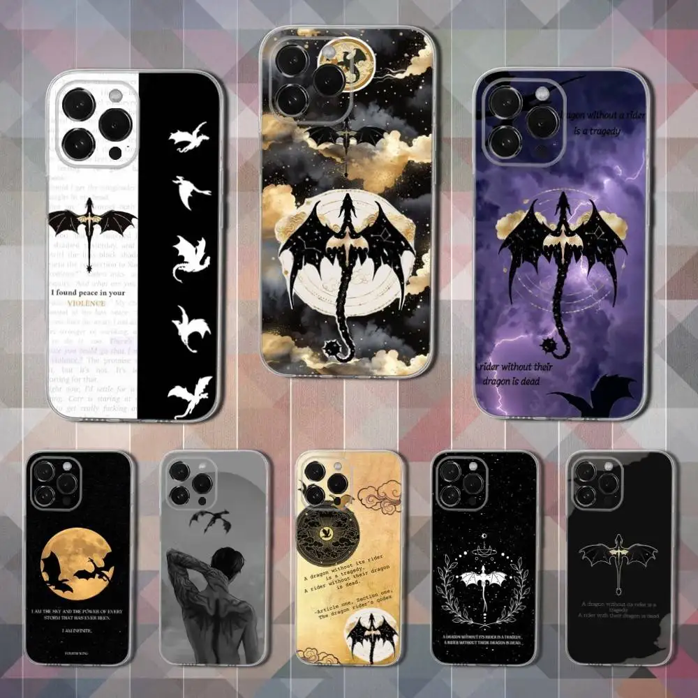 

Fiction F-Fourth W-Wings Phone Case For iPhone 16,15,14,13,12,11 Pro,Max,Plus,X,XS,XR,SE,Mini Transparent Soft Cover