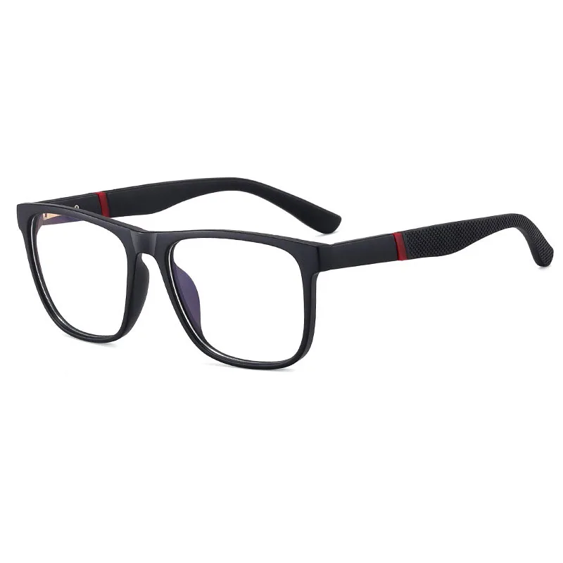 

Sports Myopia Glasses Male TR90 Square Prescription Eyeglasses Frames Vintage Optical Eyewear Blue Light Reading Glasses Black