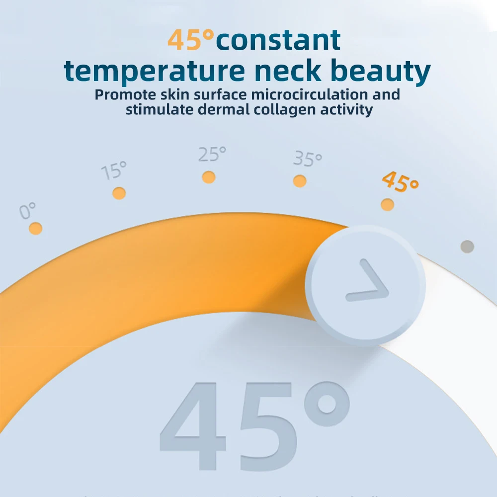 Neck Face Lifting Massager Double Chin Remover Hot Compress LED Photon Therapy EMS Skin Tighten Anti Wrinkle Neck Beauty Device