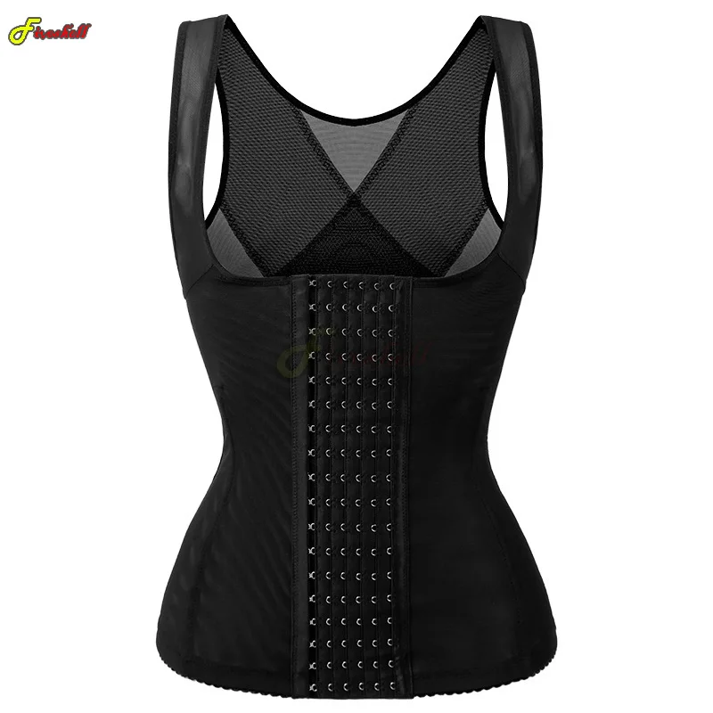 Women Sexy Body Shaper Waist Corset Upper Support Gather Vest-style Body Shaper Postpartum Abdomen Corset Fajas Colombianas