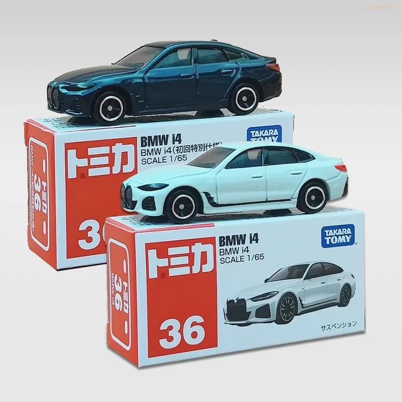 TOMY BMW i4 Alloy Scale Car Model Diecast Metal Miniature Model