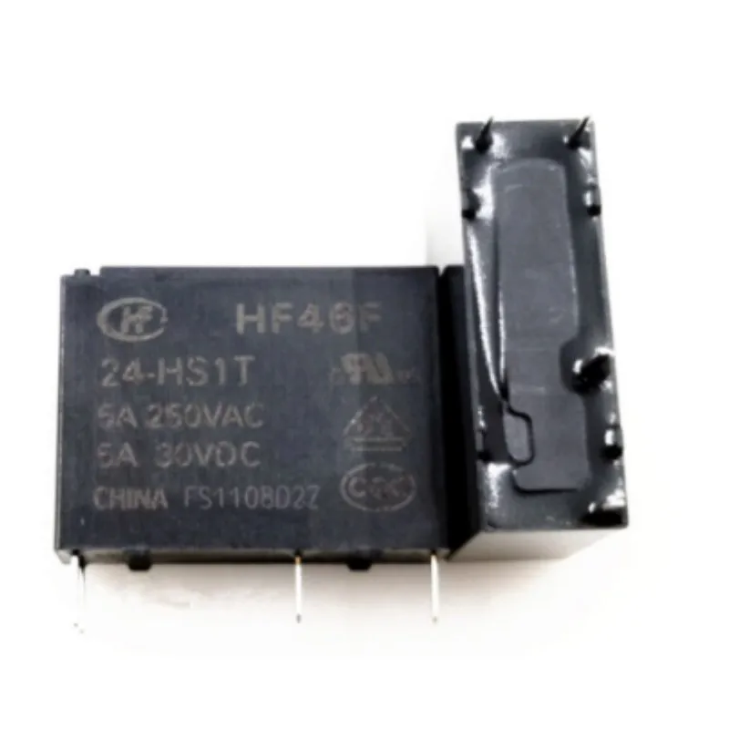 

Free shiping wholesale 10pcs/lot relay HF46F-024-HS1T