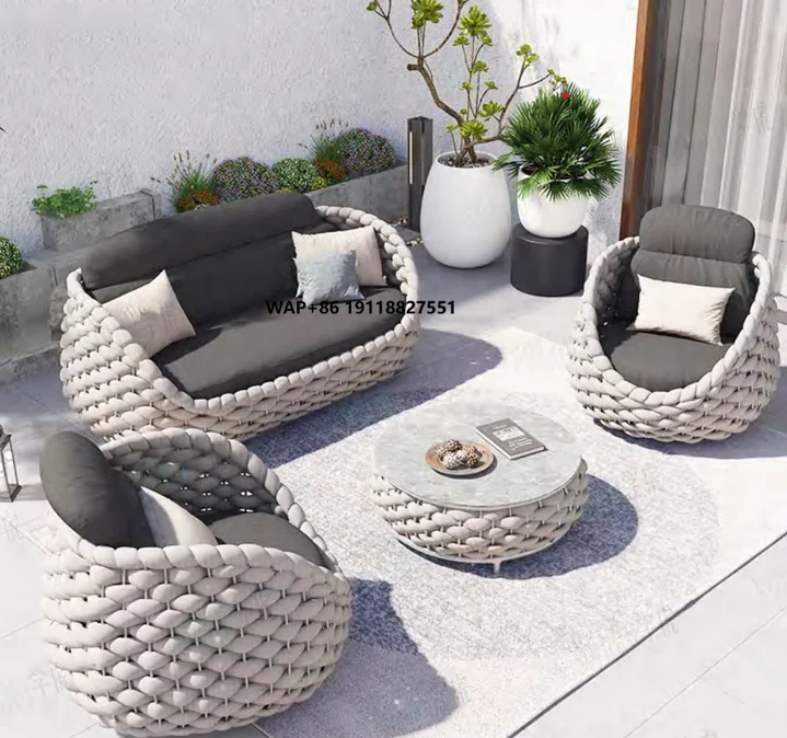 

Contemporary Style Net Celebrity Big Bean Bag Sofa Set Fabric Upholstery with Extendable Feature