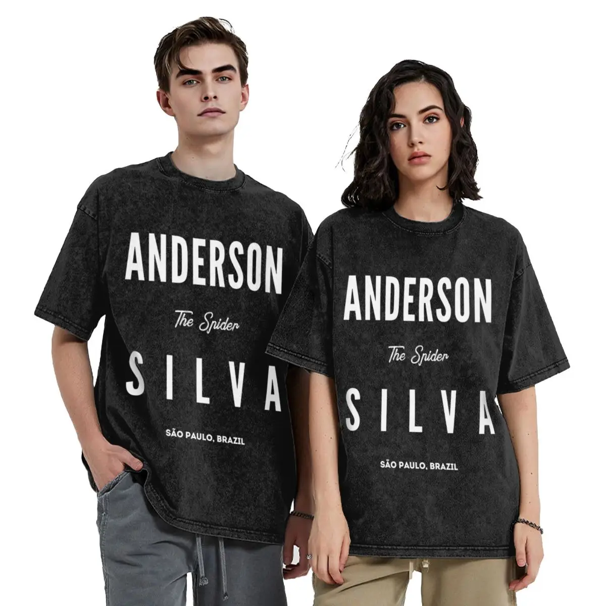 

Anderson Silva T-Shirt essential t shirt sublime T-shirts oversize summer 2025 Short sleeve tee men
