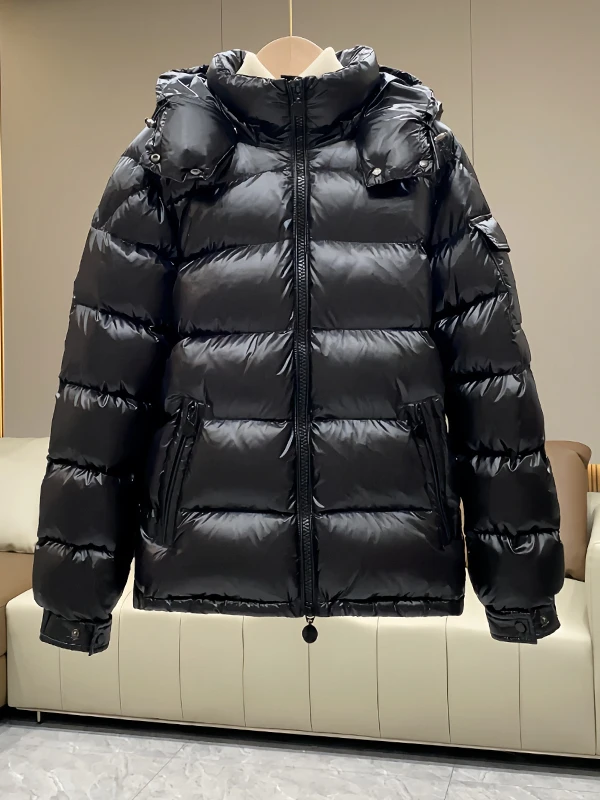 الشتاء ort مقنعين أسفل Jaet 2025 جديد Sle ex الأبيض Du ريشة معطف دافئ Thiened طويل Sve سستة إغلاق معطف #2