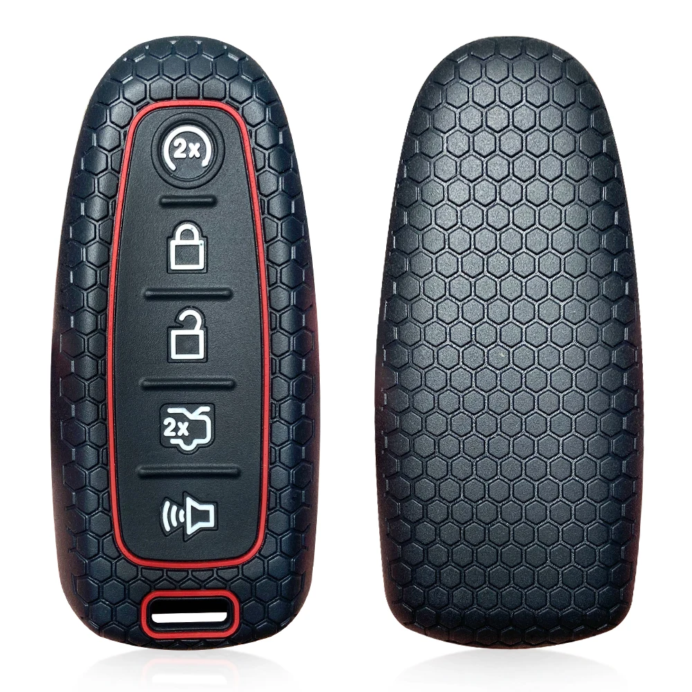 

Silicone Car Key Cover for Ford Kuga 2018 Escape Explorer Edge Flex Focus Taurus & Lincoln MKS